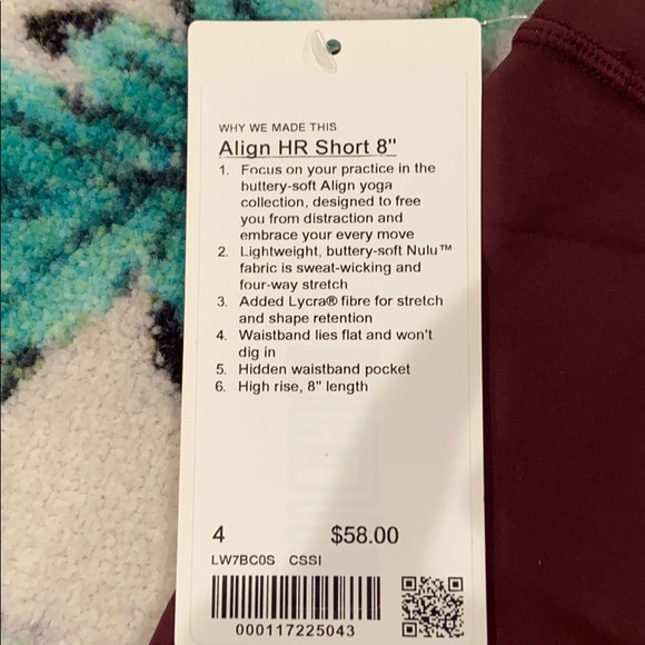 Brand New Align HR Short 8” - Picture 2 of 4